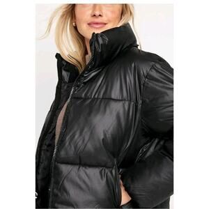 Old Navy Quilted Puffer Jacket Women’s 2XL Black Streetwear Luxe Packable Comfy